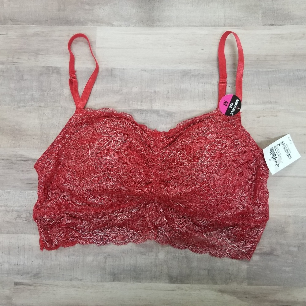 Medium Red Lace Bralette, Charlotte Russe